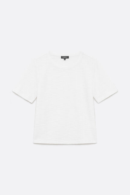 T-shirt Tdaphne ecru femme