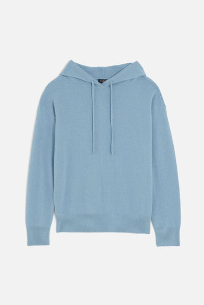 Pull marik bleu ciel femme