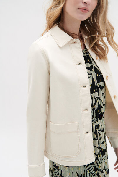 veste zocca ecru femme
