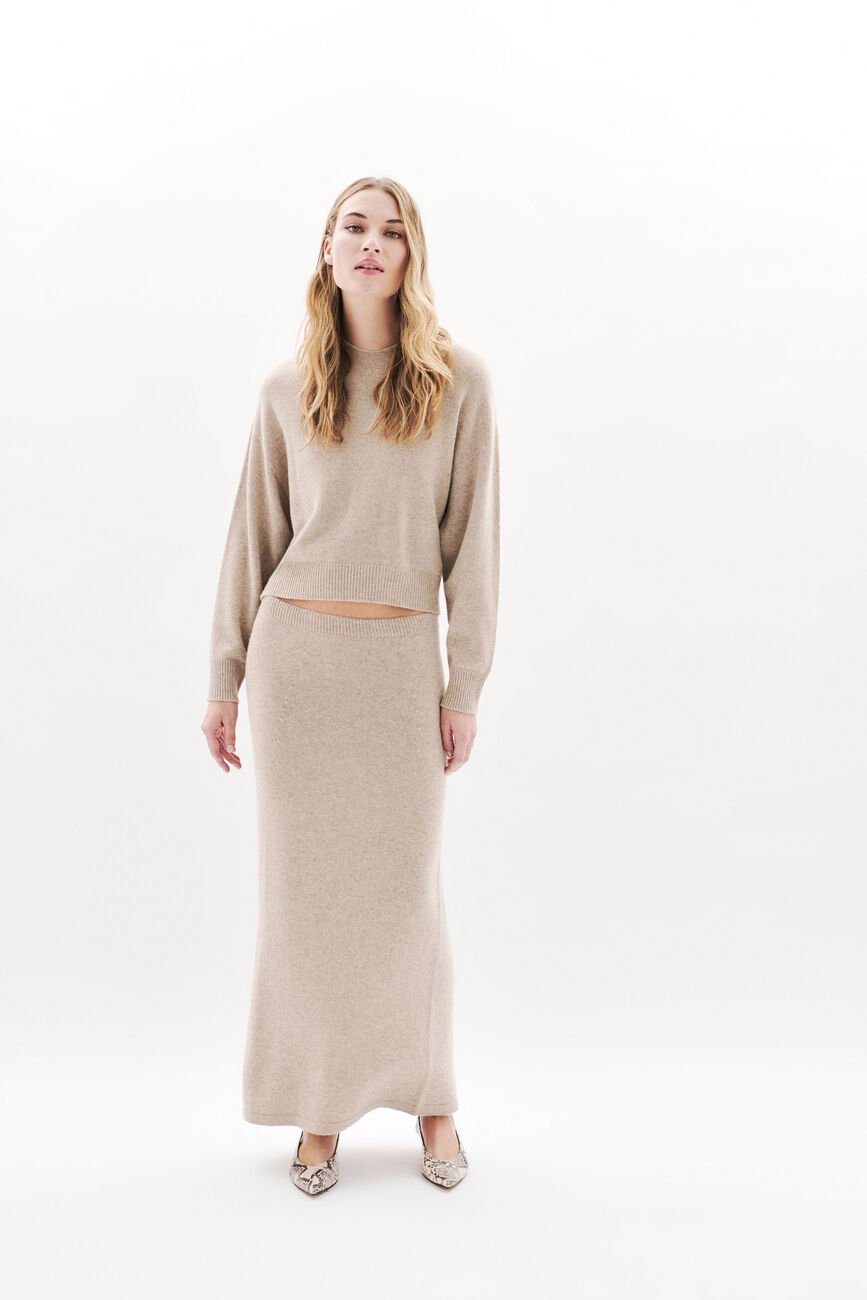 Mlorenzo sweater light grey woman