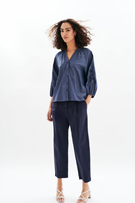 Caubie-Hemd marineblau damen