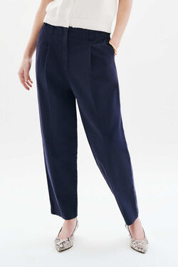 Pantaloni Parrel blu navy donna