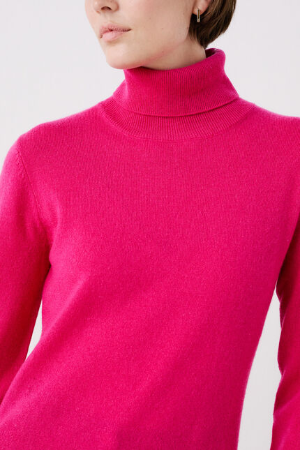 pull dylan b 100% cachemire rose femme