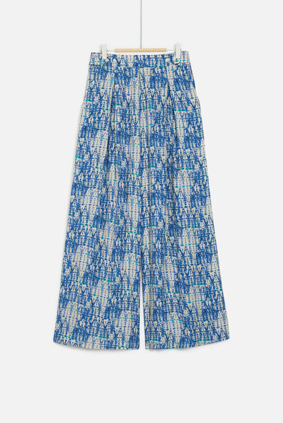 pantalon gayane bleu femme