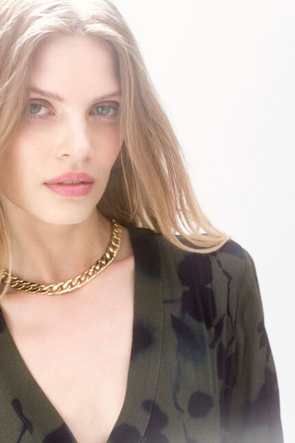 Abito Relisa verde cachi donna