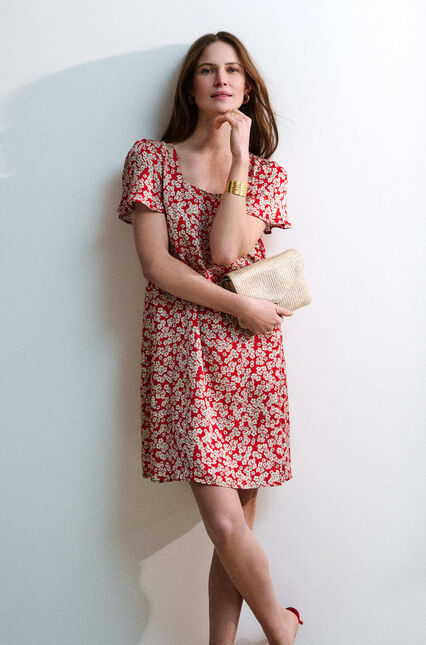 Robe Rufina rouge femme