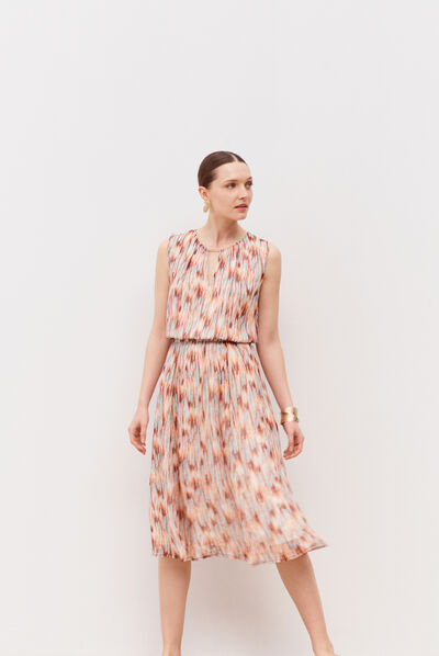 abito iris arancio donna