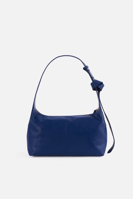Bolso soane en cuir naturel azul oscuro mujer