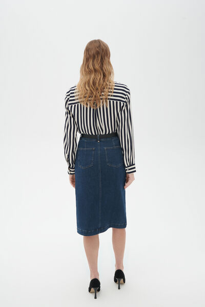 Jupe jluciana denim stone femme