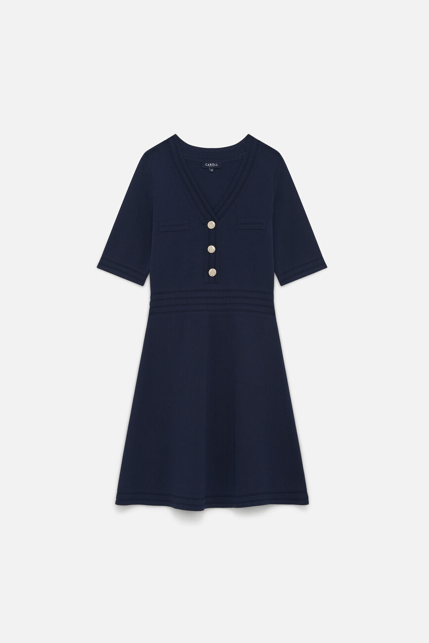 Robe rudie bleu marine femme
