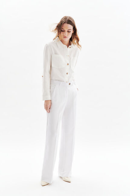 Pantalon Paky ecru femme