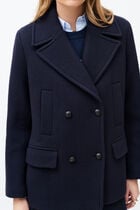 Gabane coat navy blue woman