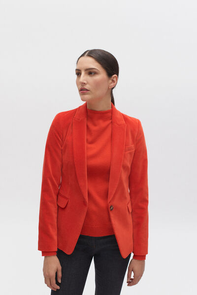 blazer aurora orange femme