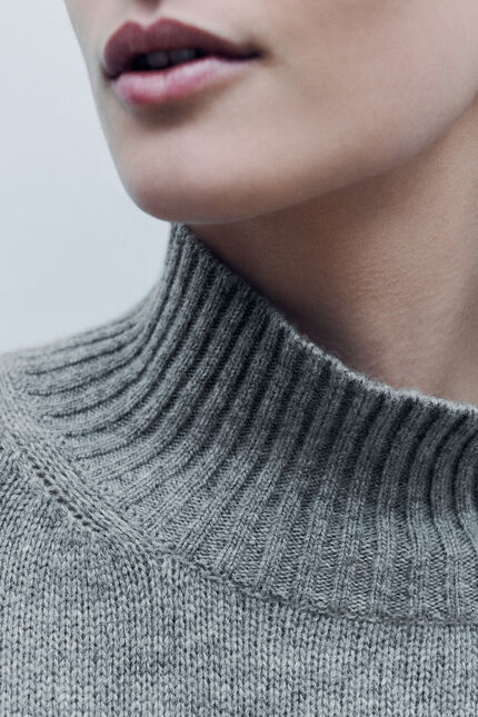 Pull Mgaspard made in Italy gris femme