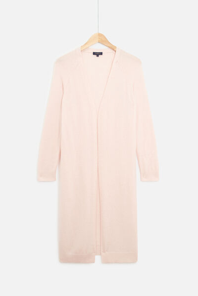 gilet camille rose clair femme