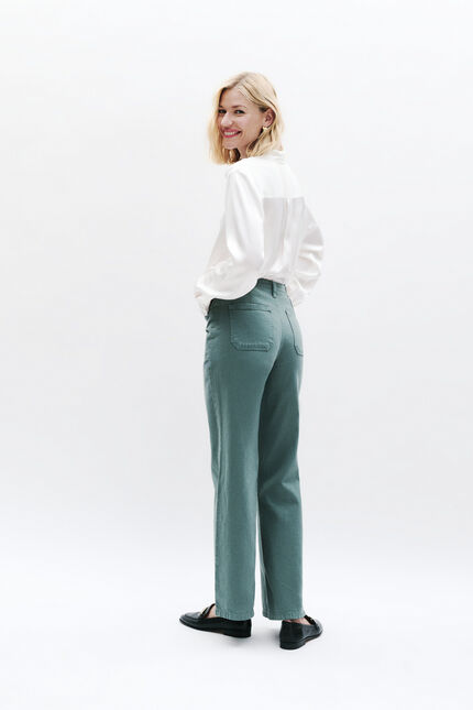 Pantalon Passenger vert pastel femme