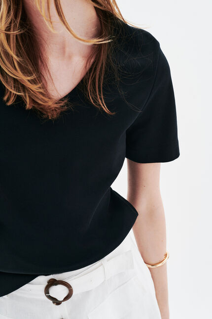 T-shirt Thuga noir femme