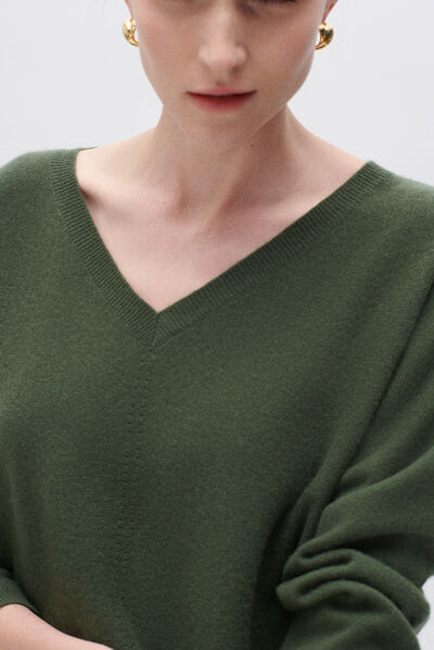pull maïwen vert clair femme