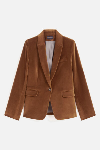 Blazer Aurora grigio talpa donna