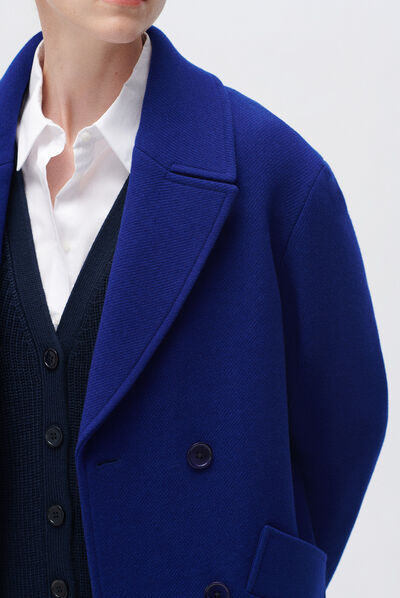 Jas Gala electrisch blauw vrouw