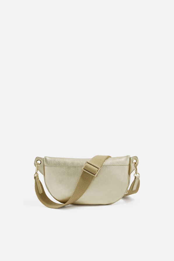 banane savana2 en cuir naturel couleur or femme Banane savana2 en cuir naturel couleur or femme