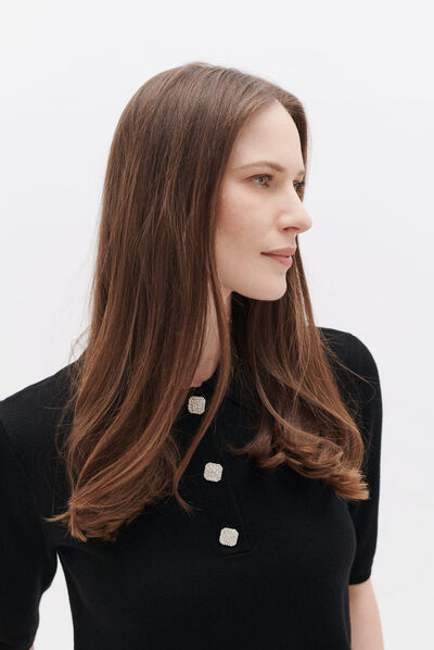 Pull maya noir femme