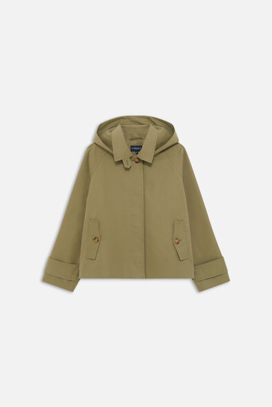 Manteau Gaya vert kaki femme