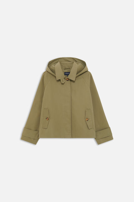 Manteau Gaya vert kaki femme