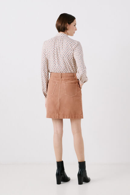 Jupe jacotte camel femme