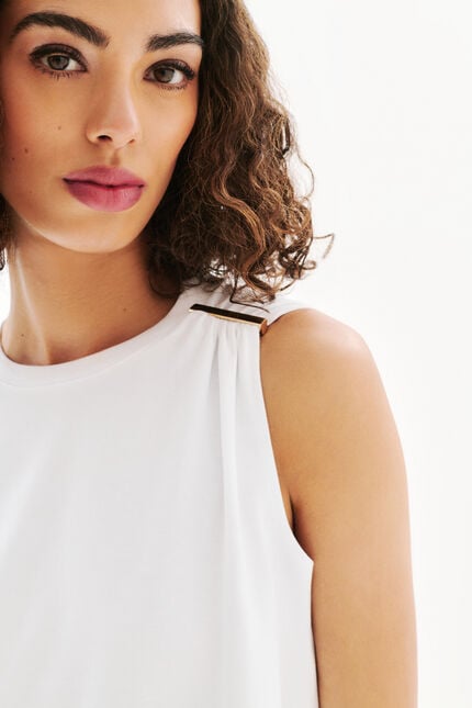 Tlouane T-shirt wit vrouw