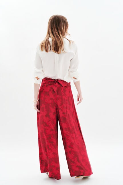 Pantalon Patrice2 rose framboise femme