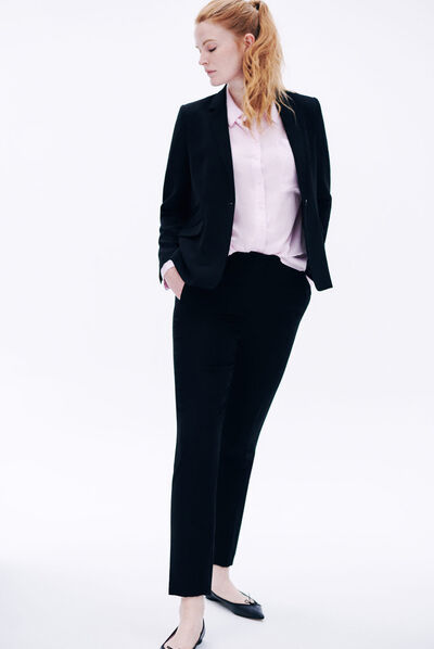 Pantalón Pgautier negro mujer