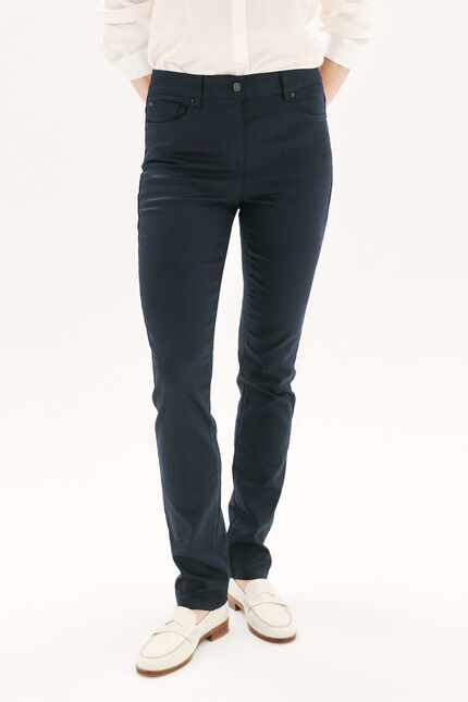 Hochgeschnittene Hose Pbradley marineblau damen