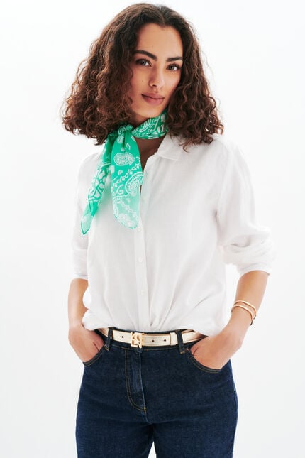 Foulard Lilo vert menthe femme