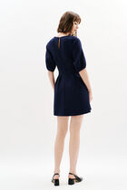Rosalia dress navy blue woman