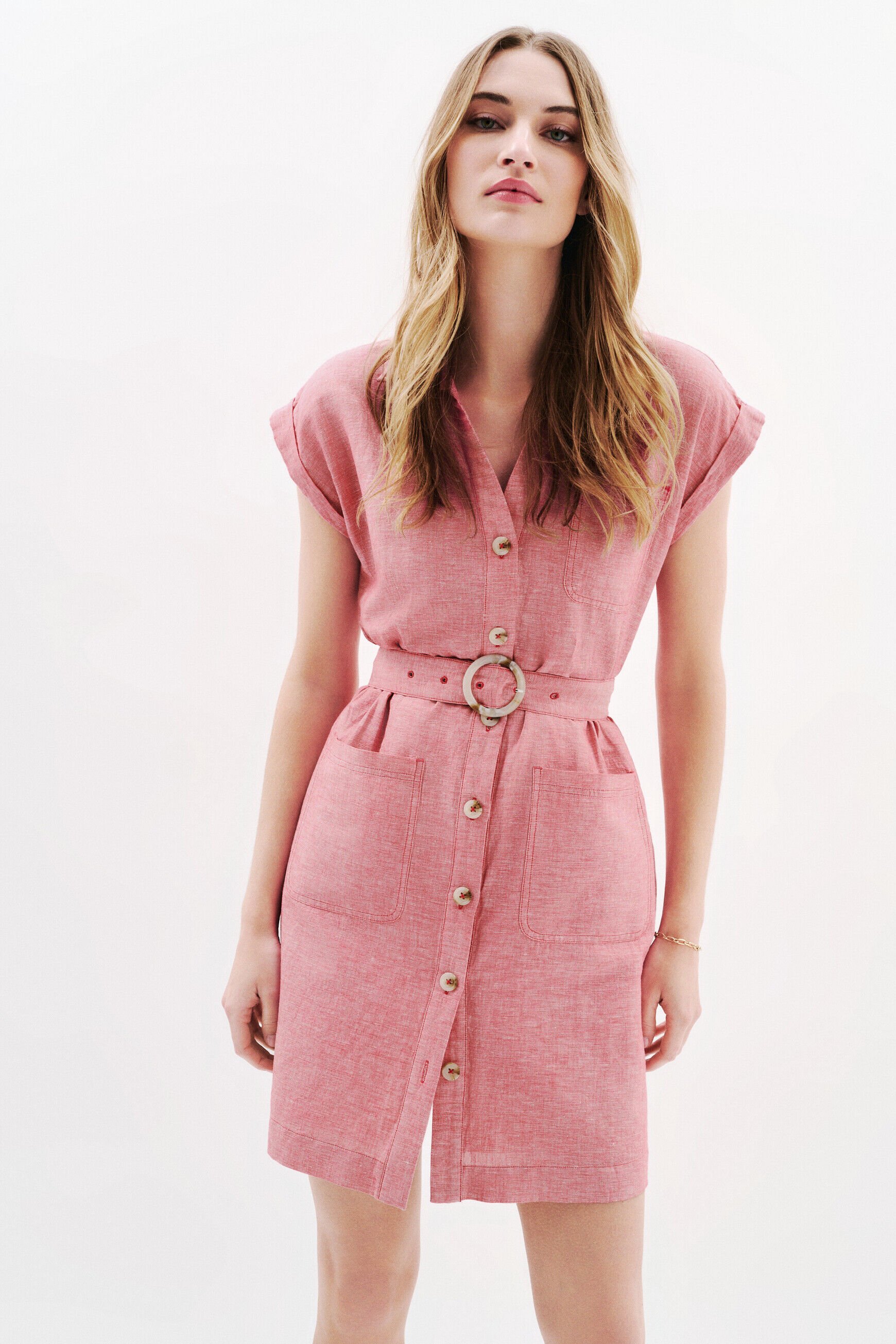 Robe Remila bordeaux femme