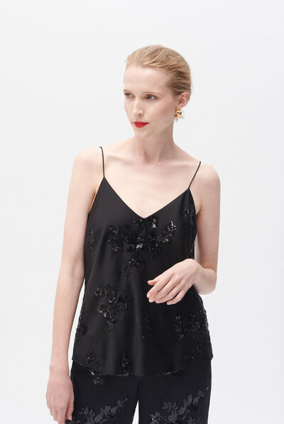 Blouse cjolly noir femme
