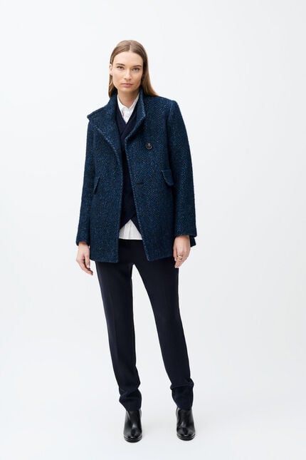 Cappotto Ali blu navy donna