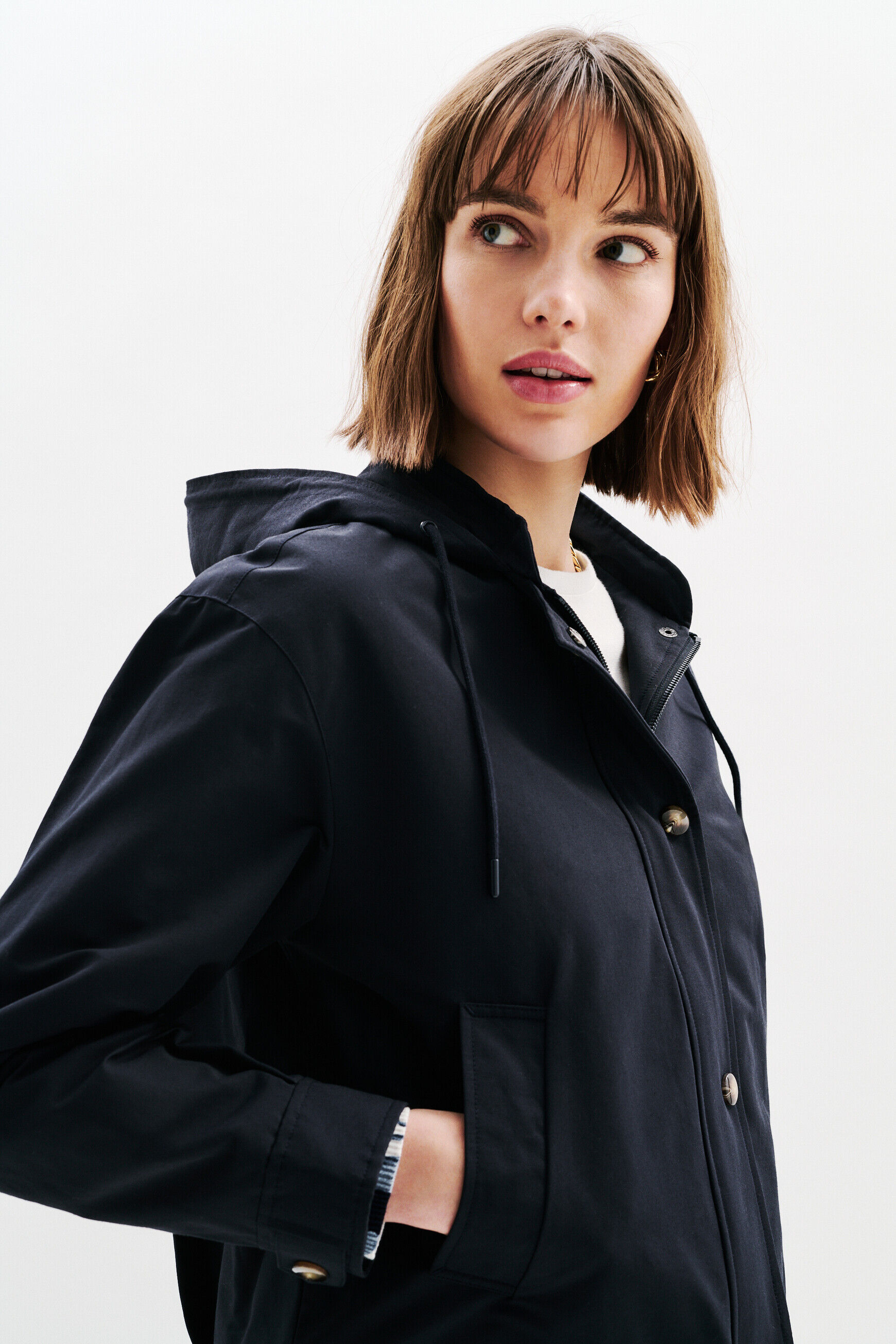 Manteau Gabriella bleu marine femme