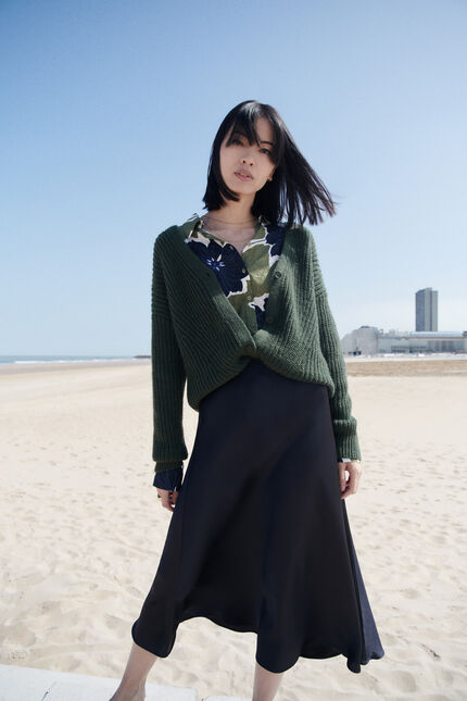 Rok Jalentina marineblauw vrouw