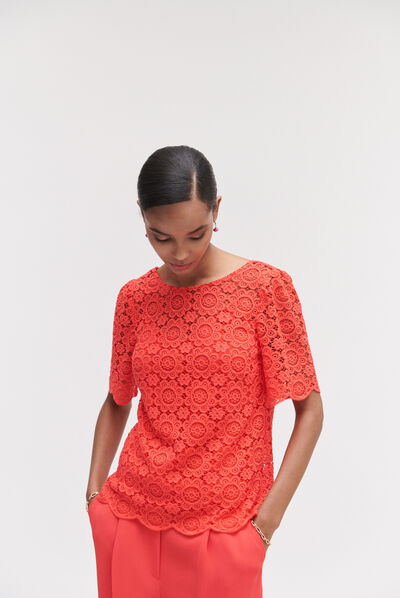 blusa new liam rojo mujer