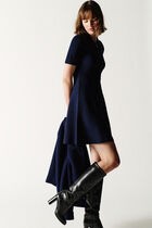 Rmalou dress navy blue woman
