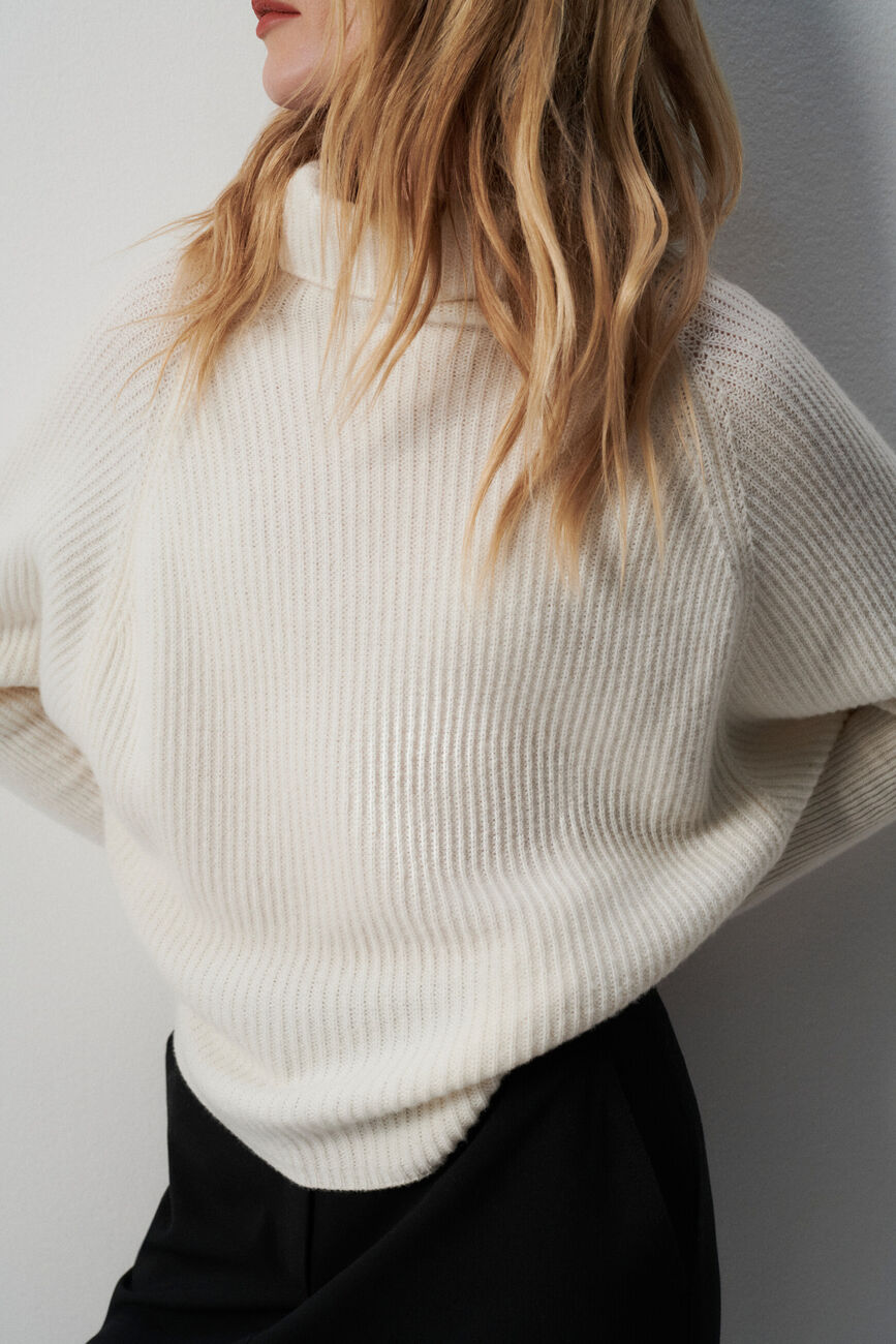 Pull mwarren Made in Italy ivoire femme