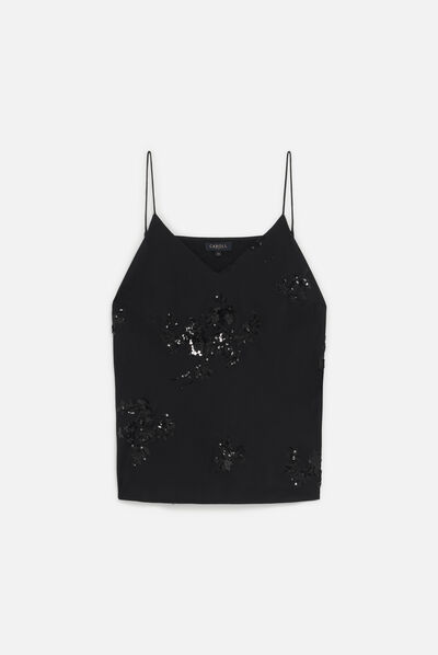 Blouse cjolly noir femme