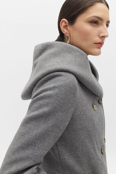 manteau acarena gris femme