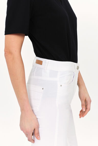 pantacourt mason blanc femme