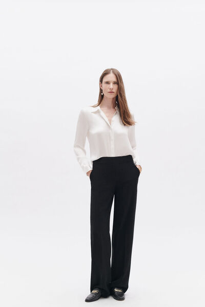 Camisa Cjamie1 marfil mujer