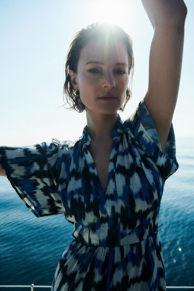 Robe rfrida denim baby bleu femme