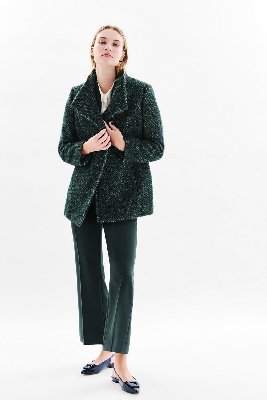 Ali coat dark green woman