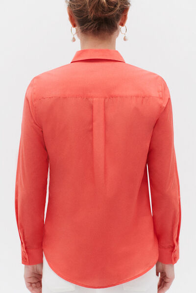 Camisa Eden rojo mujer
